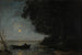 El lago, efecto de noche - Jean-Baptiste-Camille Corot — vista de la obra