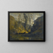 The Smugglers - Jean-Baptiste-Camille Corot — framed artwork on a wall