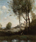 Los buscadores toscanos (Conflicto de casos) - Jean-Baptiste-Camille Corot — vista de la obra