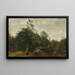 Lisière de bois en Limousin - Jean-Baptiste-Camille Corot — cuadro enmarcado en la pared