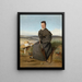 Louise Hardwin - Jean-Baptiste-Camille Corot — cuadro enmarcado en la pared
