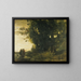 Paisaje de Macbeth - Jean-Baptiste-Camille Corot — cuadro enmarcado en la pared