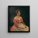 Madame Legois - Jean-Baptiste-Camille Corot — cuadro enmarcado en la pared