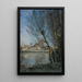 Mantes le matin - Jean-Baptiste-Camille Corot — framed artwork on a wall
