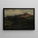 Mont Cavo - Jean-Baptiste-Camille Corot — framed artwork on a wall