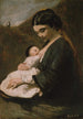 Madre e hijo - Jean-Baptiste-Camille Corot — vista de la obra