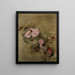 Nature morte au bouquet de fleurs - Jean-Baptiste-Camille Corot — cuadro enmarcado en la pared