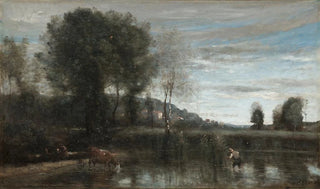 JeanBaptisteCamille Corot - Pond at VilledAvray.webp