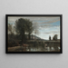 Estanque en Ville-d'Avray - Jean-Baptiste-Camille Corot — cuadro enmarcado en la pared