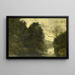 Estanque en el bosque - Jean-Baptiste-Camille Corot — cuadro enmarcado en la pared