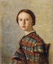 Retrato de una joven - Jean-Baptiste-Camille Corot — vista de la obra