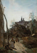 Semur le chemin de l'église - Jean-Baptiste-Camille Corot — vista de la obra