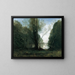 Solitude, recuerdo de Vigen Limousin - Jean-Baptiste-Camille Corot — cuadro enmarcado en la pared