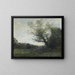 Souvenir d'Italie. La cueillette - Jean-Baptiste-Camille Corot — framed artwork on a wall
