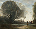 Recuerdo de Terracina - Jean-Baptiste-Camille Corot — vista de la obra