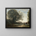 Recuerdo de Terracina - Jean-Baptiste-Camille Corot — cuadro enmarcado en la pared