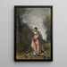 El Primavera de la vida - Jean-Baptiste-Camille Corot — cuadro enmarcado en la pared