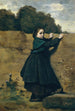 La Pequeña Curiosa - Jean-Baptiste-Camille Corot — vista de la obra