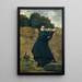 La Pequeña Curiosa - Jean-Baptiste-Camille Corot — cuadro enmarcado en la pared