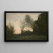 La Danse des nymphes - Jean-Baptiste-Camille Corot — cuadro enmarcado en la pared