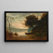 El recuerdo de Riva - Jean-Baptiste-Camille Corot — cuadro enmarcado en la pared