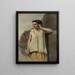 La historia de la Musa - Jean-Baptiste-Camille Corot — cuadro enmarcado en la pared