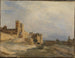 El palacio de los papas en Aviñón - Jean-Baptiste-Camille Corot — vista de la obra