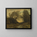 L'Étang à l'entrée des bois - Jean-Baptiste-Camille Corot — cuadro enmarcado en la pared