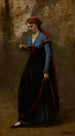 La Liseuse - Jean-Baptiste-Camille Corot — artwork view