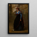 La Liseuse - Jean-Baptiste-Camille Corot — framed artwork on a wall