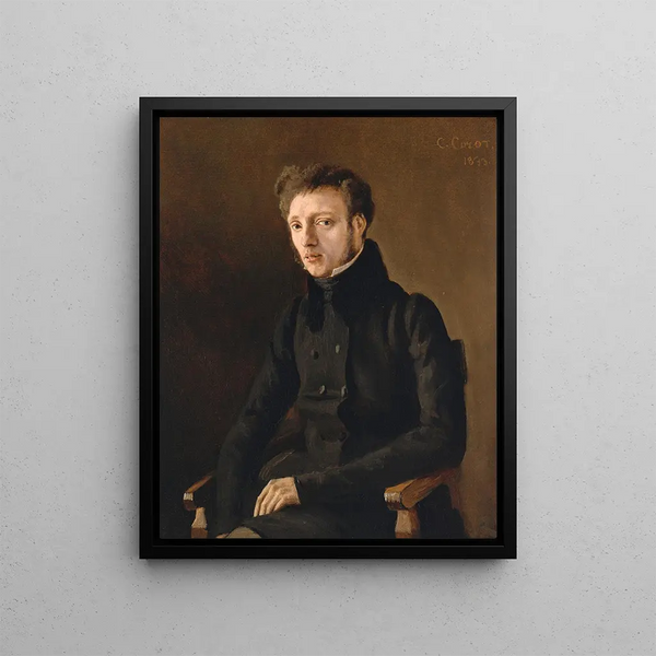 Toussaint Lemaistre 1807-1888 - Jean-Baptiste-Camille Corot — cuadro enmarcado en la pared