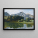 Un Lago del Oberland - Jean-Baptiste-Camille Corot — cuadro enmarcado en la pared