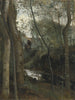 Un arroyo bajo árboles - Jean-Baptiste-Camille Corot — vista de la obra