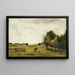 Vista cerca de Épernon - Jean-Baptiste-Camille Corot — cuadro enmarcado en la pared