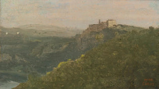JeanBaptisteCamille Corot - View of Lake Nemi with Genzano in the Distance.webp