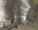 Sentier boisé à Ville-d'Avray bordant l'étang - Jean-Baptiste-Camille Corot — vista de la obra