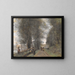 Sentier boisé à Ville-d'Avray bordant l'étang - Jean-Baptiste-Camille Corot — cuadro enmarcado en la pared