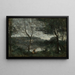 Ville-d'Avray - Jean-Baptiste-Camille Corot — cuadro enmarcado en la pared