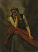 Mujer meditando - Jean-Baptiste-Camille Corot — vista de la obra