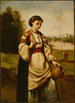 Woman with a Water Jug - Jean-Baptiste-Camille Corot — artwork view