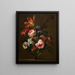 Florero de flores - Jean-Baptiste Blain de Fontenay — cuadro enmarcado en la pared