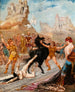 La muerte de Brunehilde - Jean-Baptiste Cariven — vista de la obra