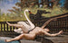 Léda y el cisne - Jean-Baptiste Cariven — vista de la obra