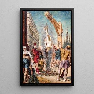 JeanBaptiste Cariven - The torture of smoke Saint Zoe of Rome.webp