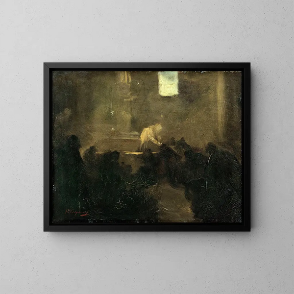 La Comunión - Jean-Baptiste Carpeaux — cuadro enmarcado en la pared