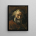 Portrait Painting by Bruno Chérier - Jean-Baptiste Carpeaux — framed artwork on a wall