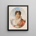 Retrato de la condesa Marie Ulrika Läänsk - Jean-Baptiste Isabey — cuadro enmarcado en la pared