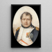 Portrait of Napoleon I, Emperor of the French - Jean-Baptiste Isabey — framed artwork on a wall