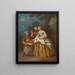 The Hot Merchant - Jean-Baptiste Lebel — framed artwork on a wall