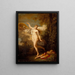 Venus y un Cupido dormido - Jean-Baptiste Mallet — cuadro enmarcado en la pared